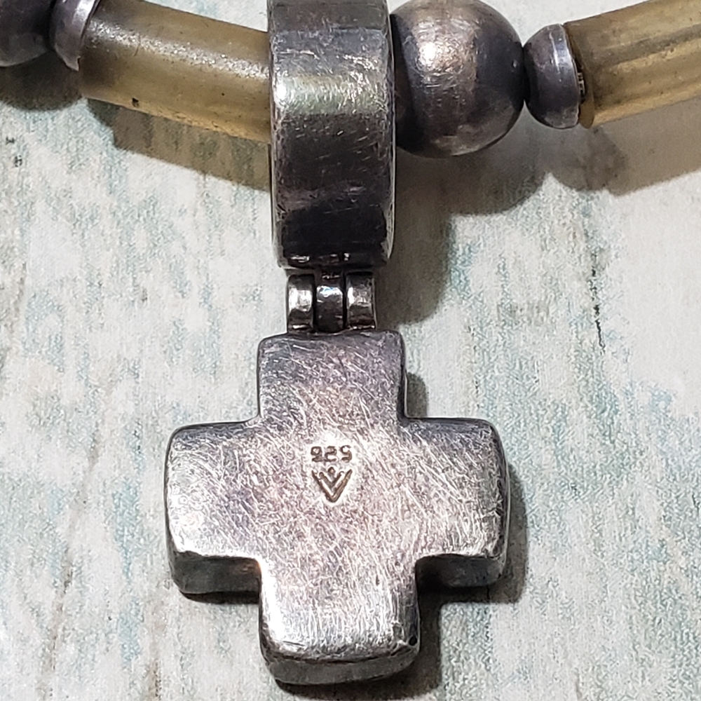 Silpada 925 Sterling Silver Ichthus Cross. - Picture 4 of 13